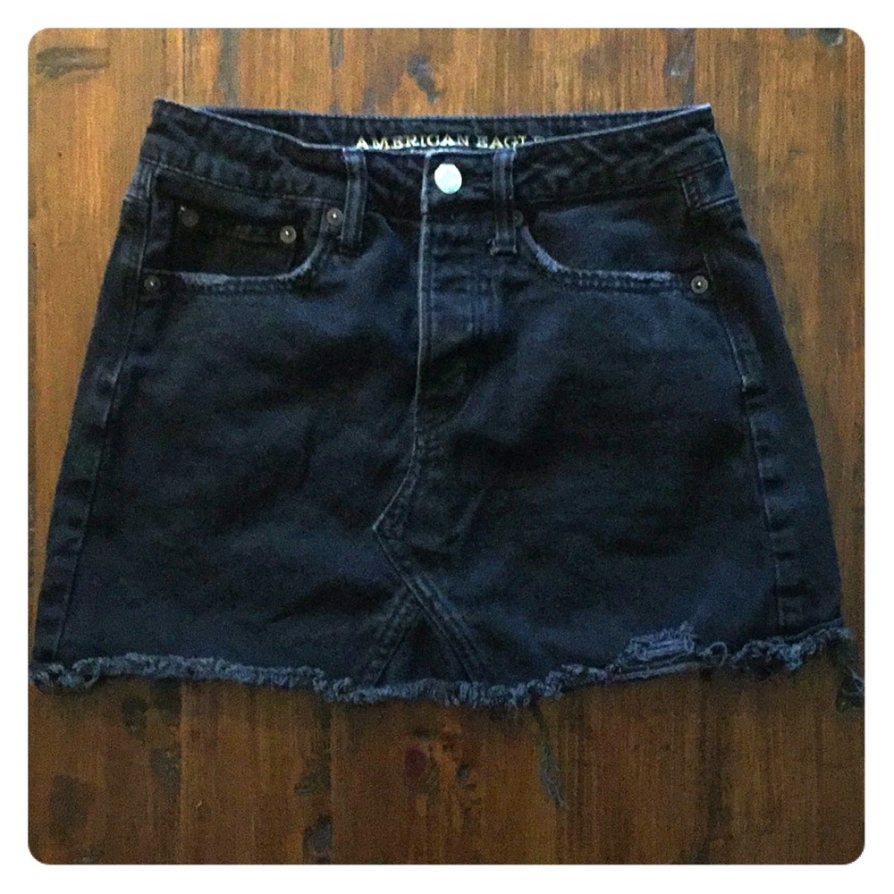 American Eagle Distressed Mini Skirt